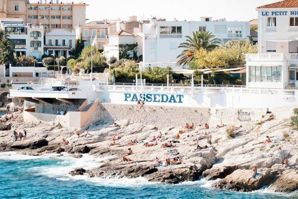 Superbe Logement Au Vallon Des Auffes Marseille Exteriör bild